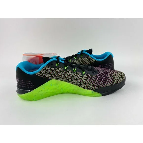 Nike Metcon 5 AMP Black Green Strike Men's Cross Training Shoes NO SHOE BOX - Picture 6 of 11